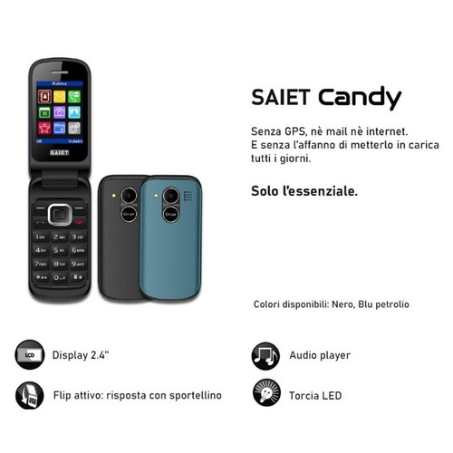 Saiet candy telefono gsm quad - gsm,